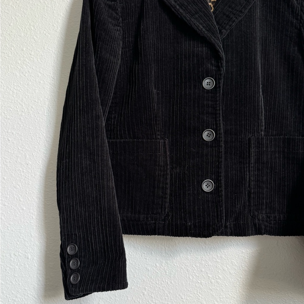 Jones New York Sport, size 10, black corduroy blazer - Picture 3 of 4